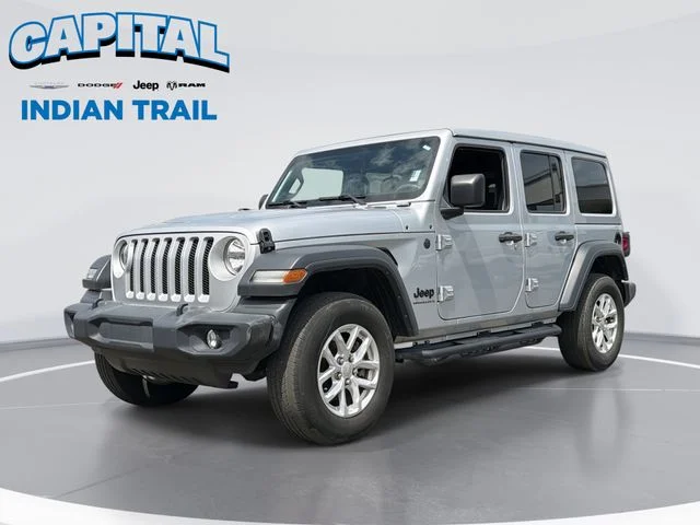 Used 2023 Silver Jeep Sport S image 1