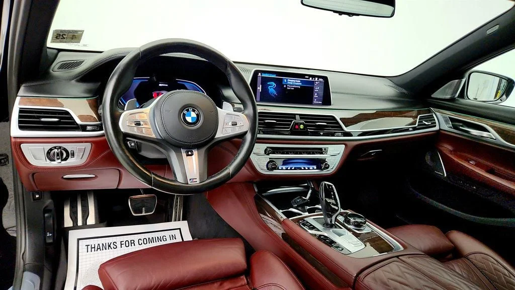 Used 2020 Black Sapphire Metallic BMW 745e xDrive iPerformance Plug-In Hybrid w/ M Sport & B&W Audio image 13