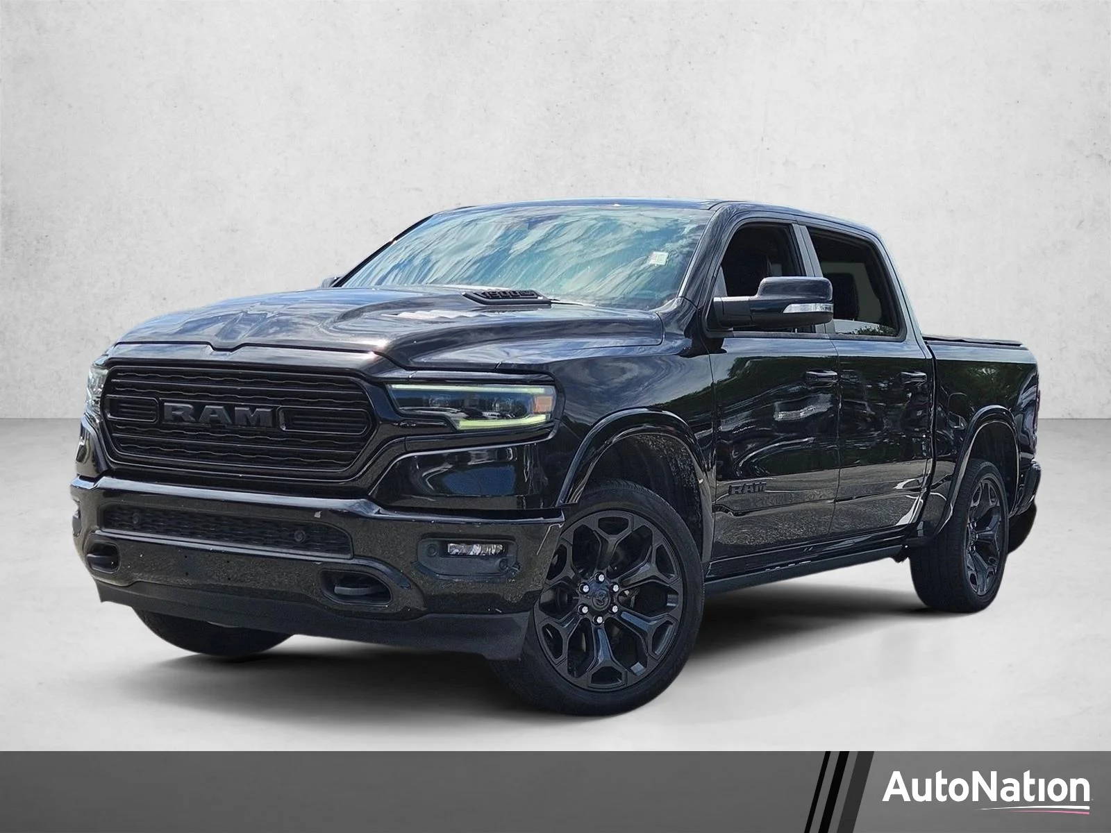 Used 2021 Diamond Black Crystal Pearlcoat Ram Limited image 1