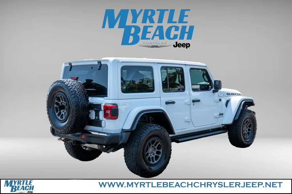 Certified Used 2023 Bright White Clearcoat Jeep Rubicon 392 image 6
