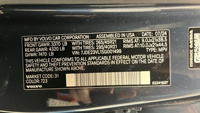 Used 2025 Denim Blue Metallic Volvo Twin Motor Performance Ultra image 30