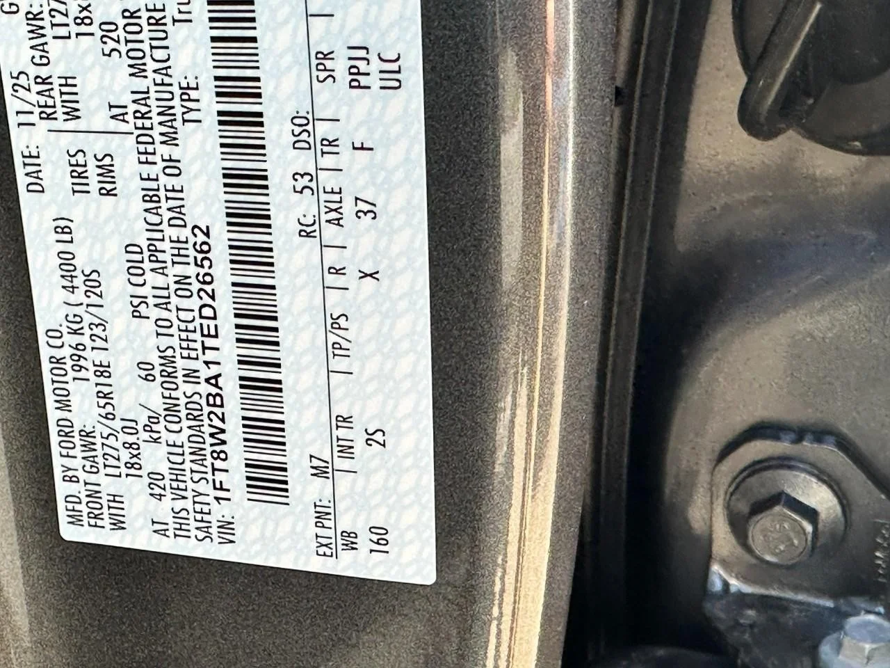 New 2026 Carbonized Gray Metallic Ford F-250® XLT image 15