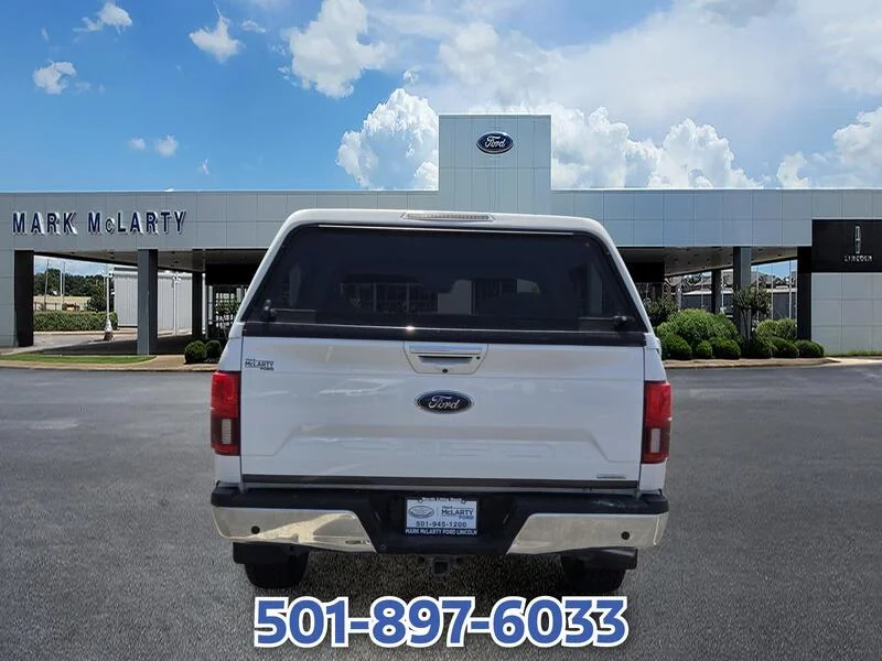 Used 2019 Oxford White FORD LARIAT 4WD SUPERCREW 5.5
