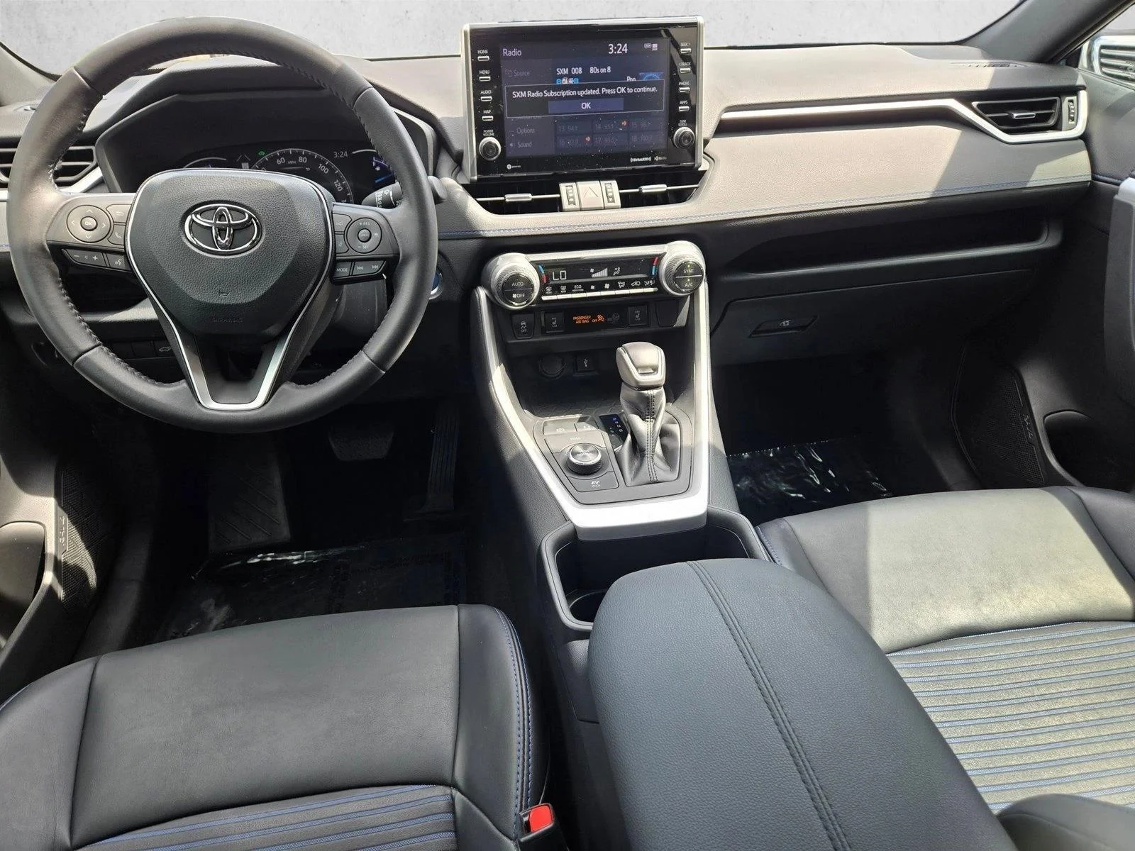 Used 2022 Cavalry Blue/Midnight Black Metallic Toyota Hybrid XSE image 16