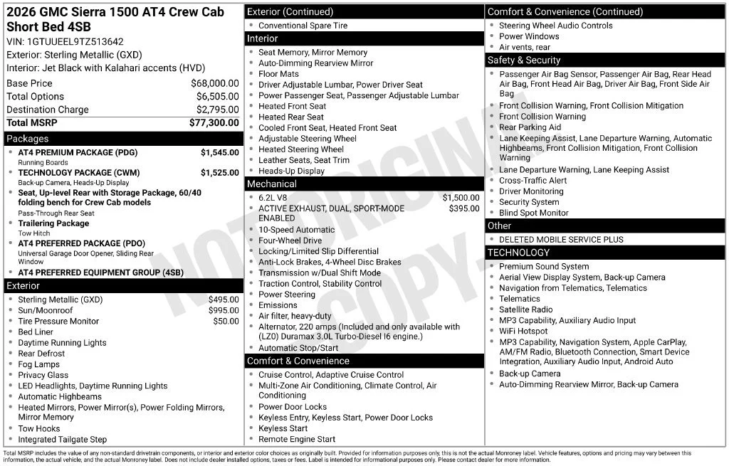 2026 GMC Sierra 1500 AT4 - Photo 26