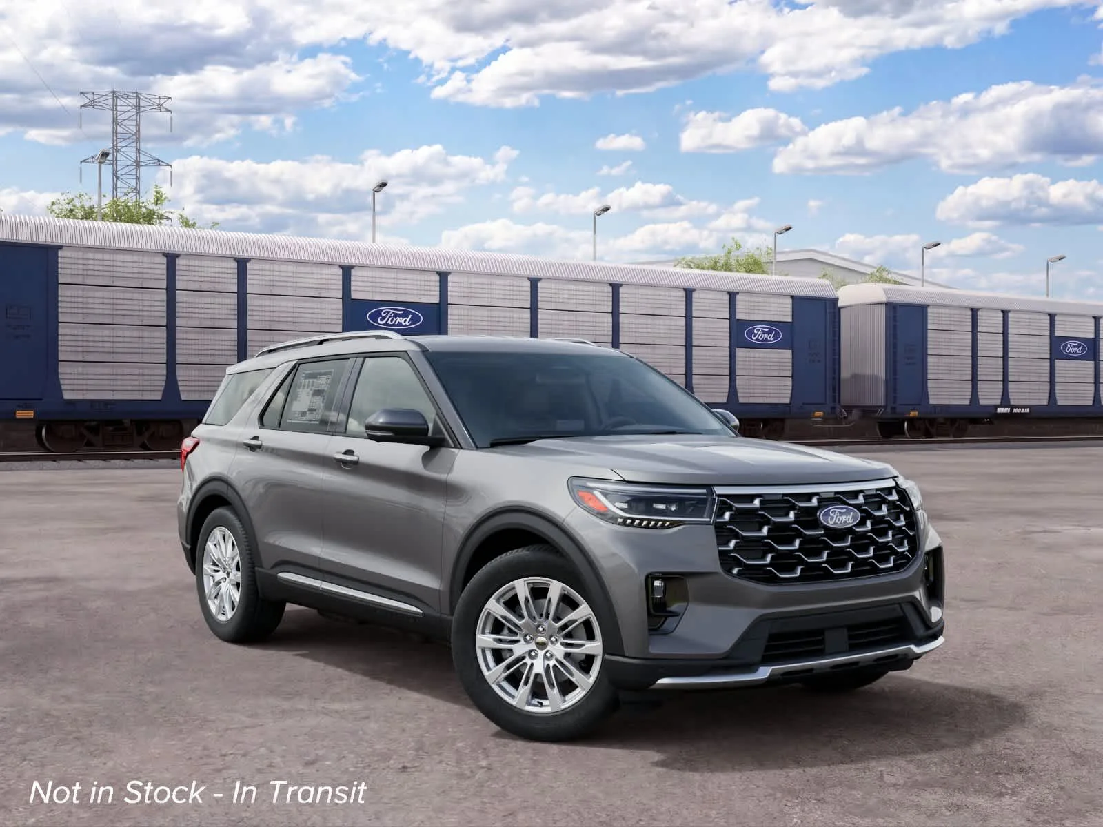 New 2027 Carbonized Gray Metallic Ford Platinum image 4