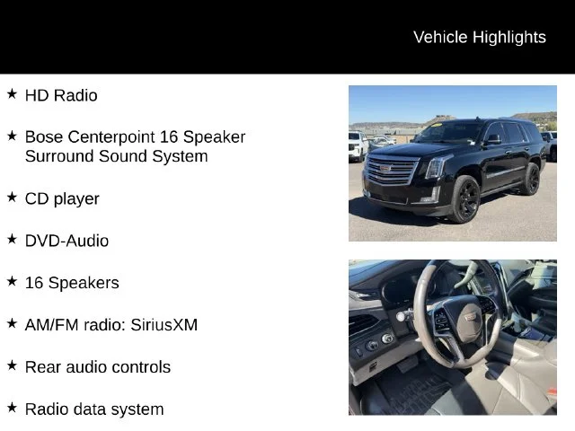 Used 2019 Black Cadillac Platinum Edition image 15