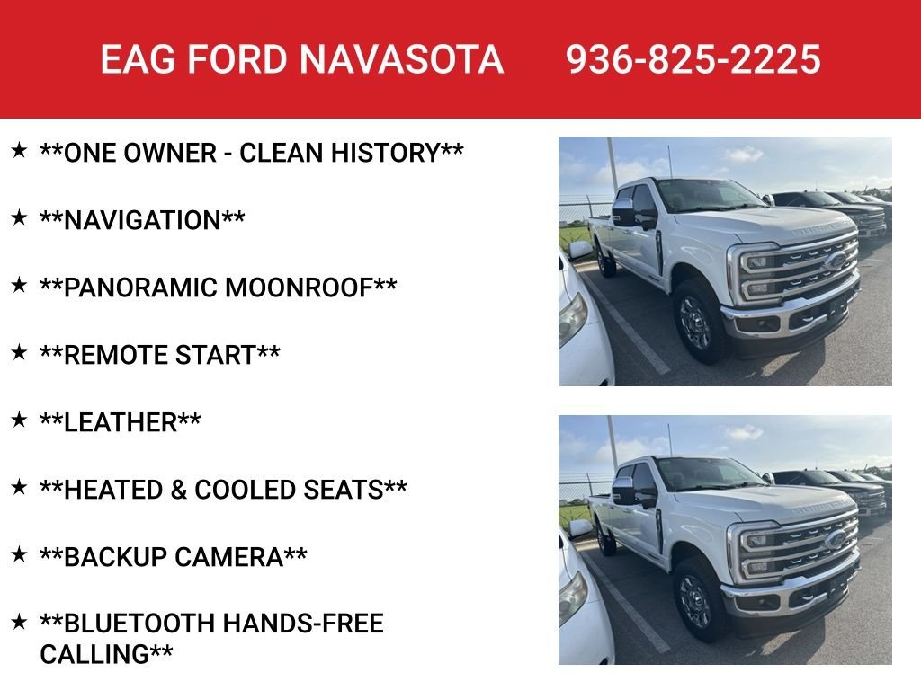 Used 2024 Star White Ford Lariat image 2