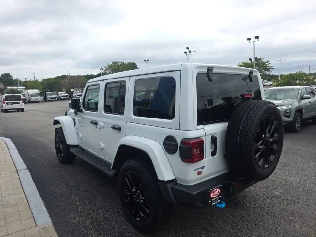Used 2024 White Jeep Sahara 4xe image 4