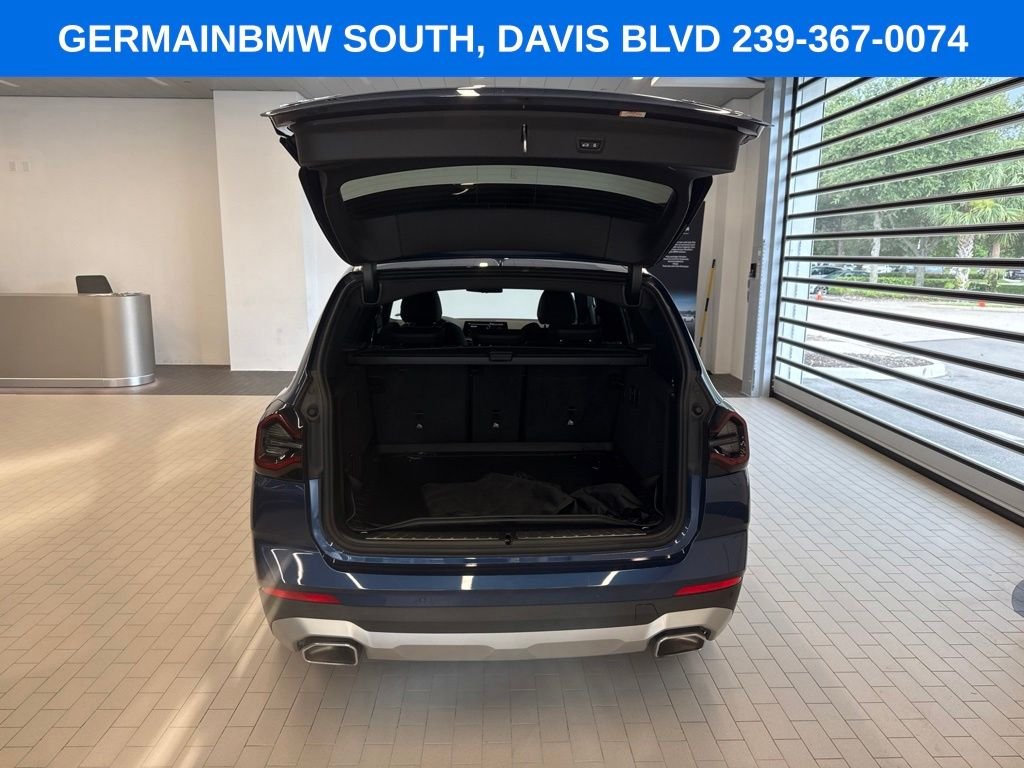 Certified Used 2022 Blue Metallic BMW sDrive30i image 40