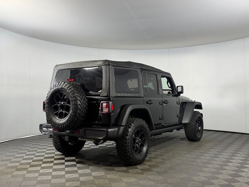 Certified Used 2025 Black Jeep Willys image 7