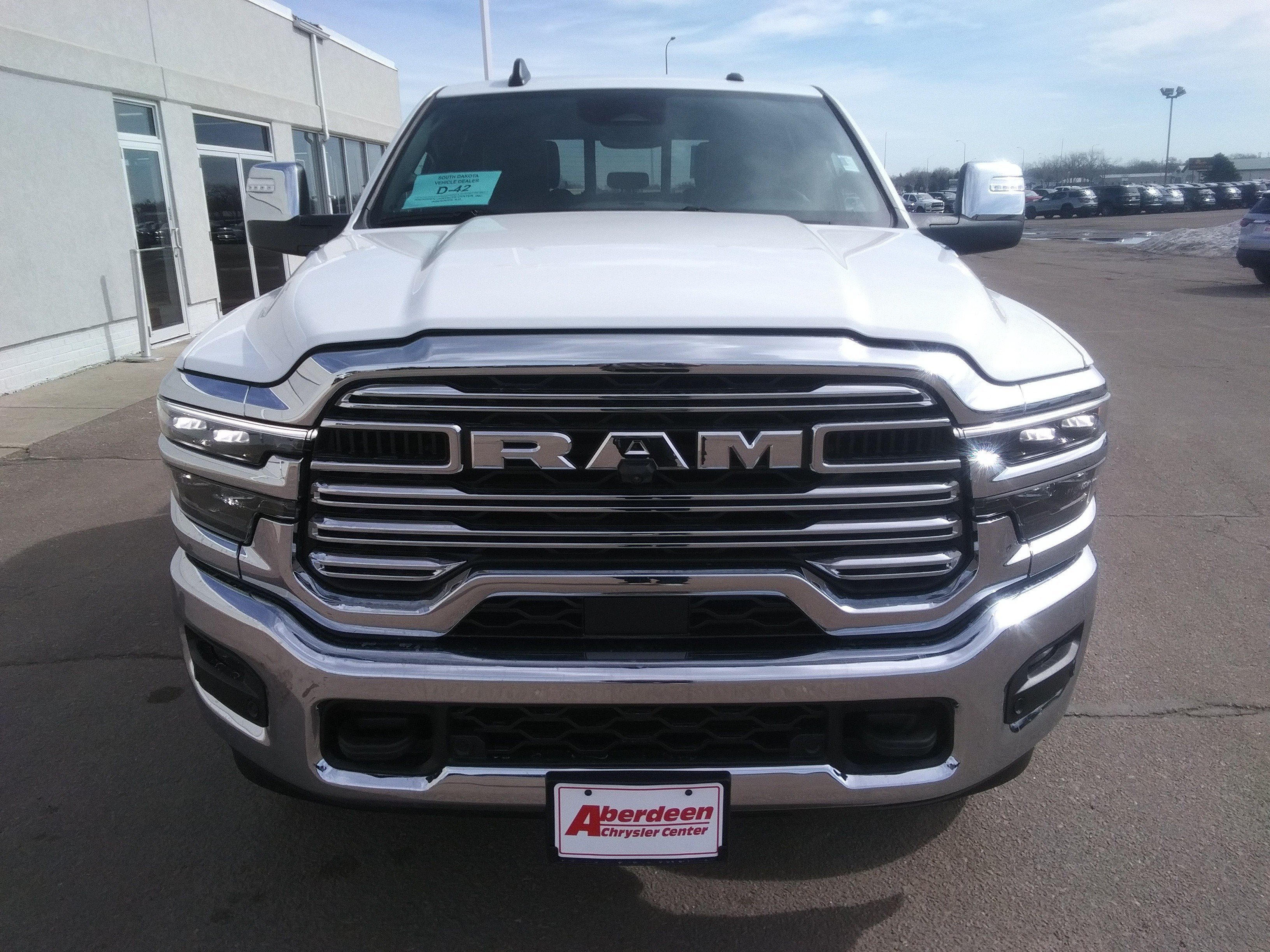 New 2026 Bright White Clear-Coat Exterior Paint RAM Laramie image 3
