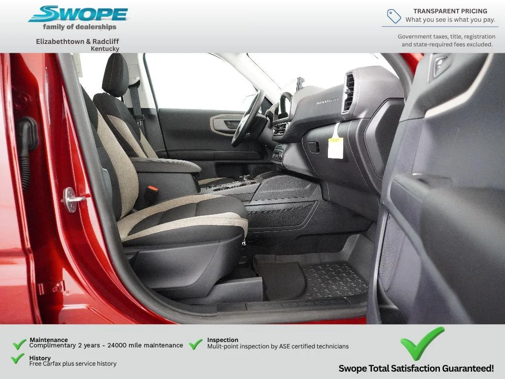 New 2025 Ruby Red Metallic Tinted Clearcoat Ford Big Bend® image 15