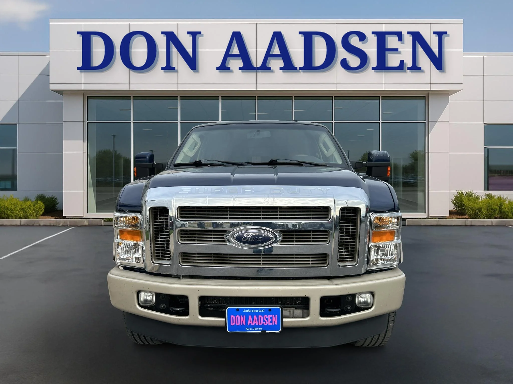 Used 2008 Dark Blue Pearl Clearcoat Metallic Ford King Ranch image 2