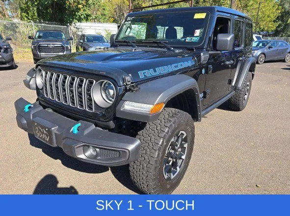 Used 2025 Black Jeep Rubicon 4xe image 1