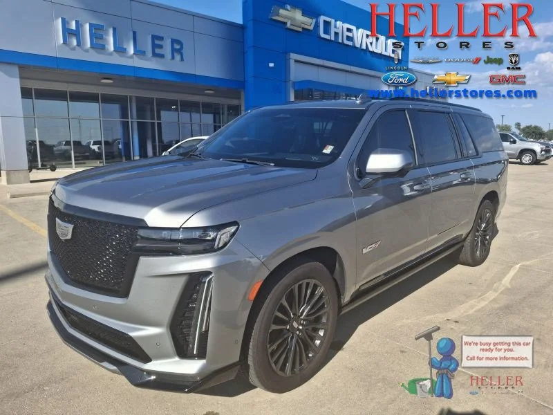 Used 2023 ARGENT SILVER METALLIC Cadillac AWD V-Series image 1