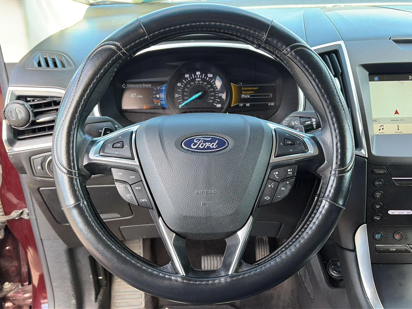 Used 2018 Burgundy Velvet Metallic Tinted Clearcoat Ford Titanium image 5