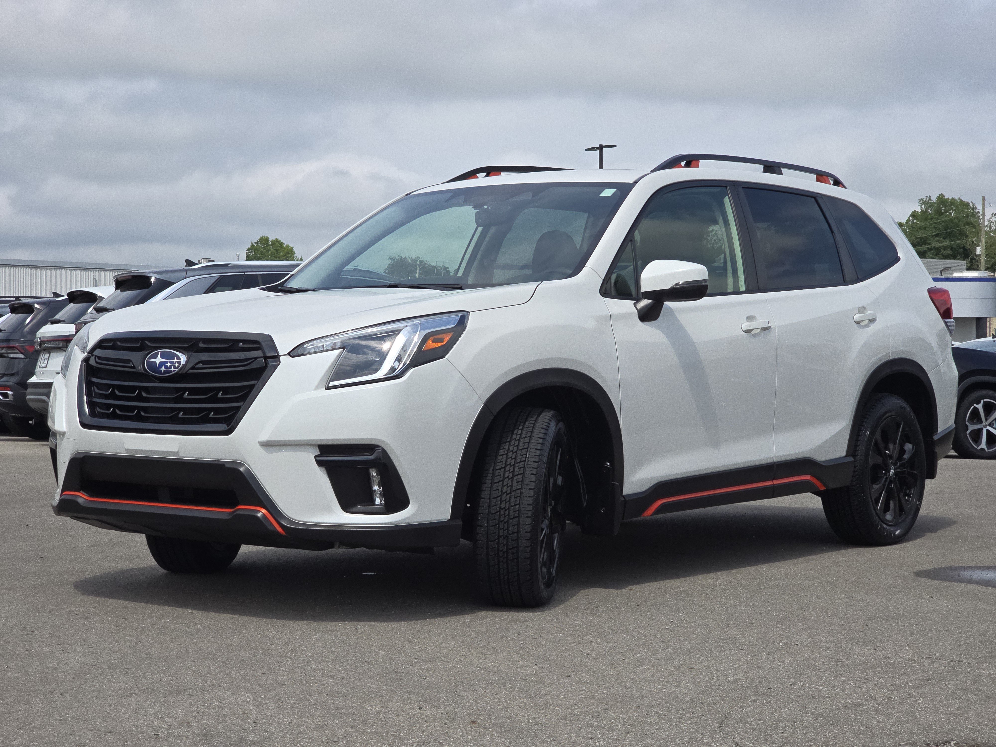 Certified Used 2022 Crystal White Pearl Subaru Sport image 3