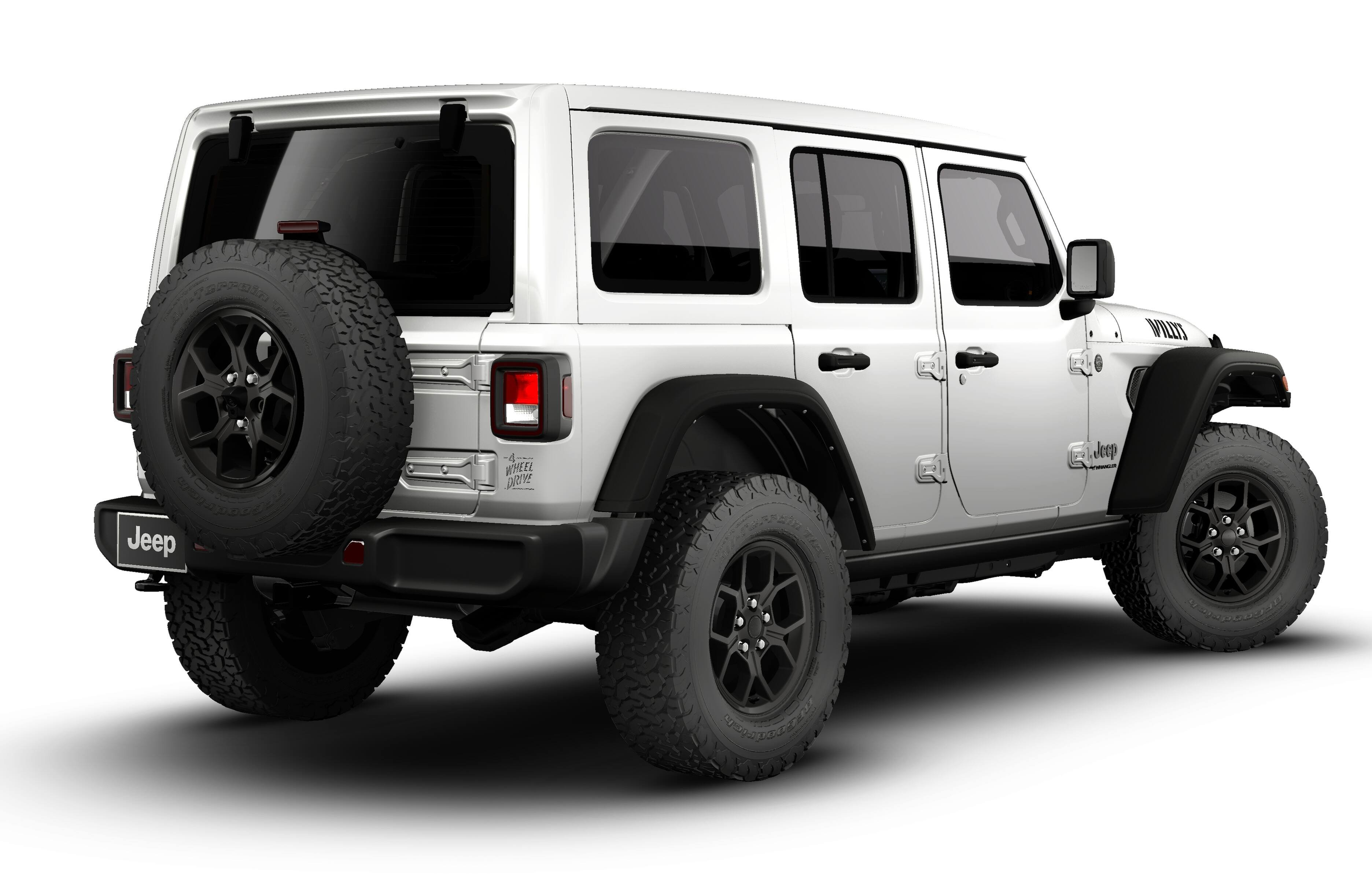 New 2026 Bright White Clear-Coat Exterior Paint Jeep Willys image 14