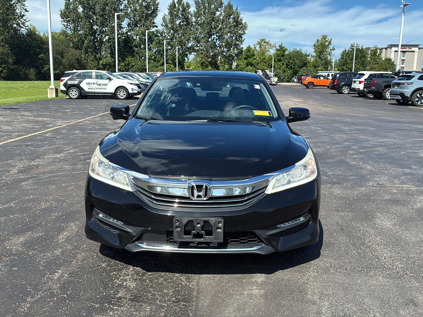 Used 2017 Crystal Black Pearl Honda EX image 21