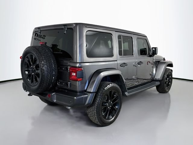Used 2021 Gray Jeep Unlimited Sahara 4xe image 7