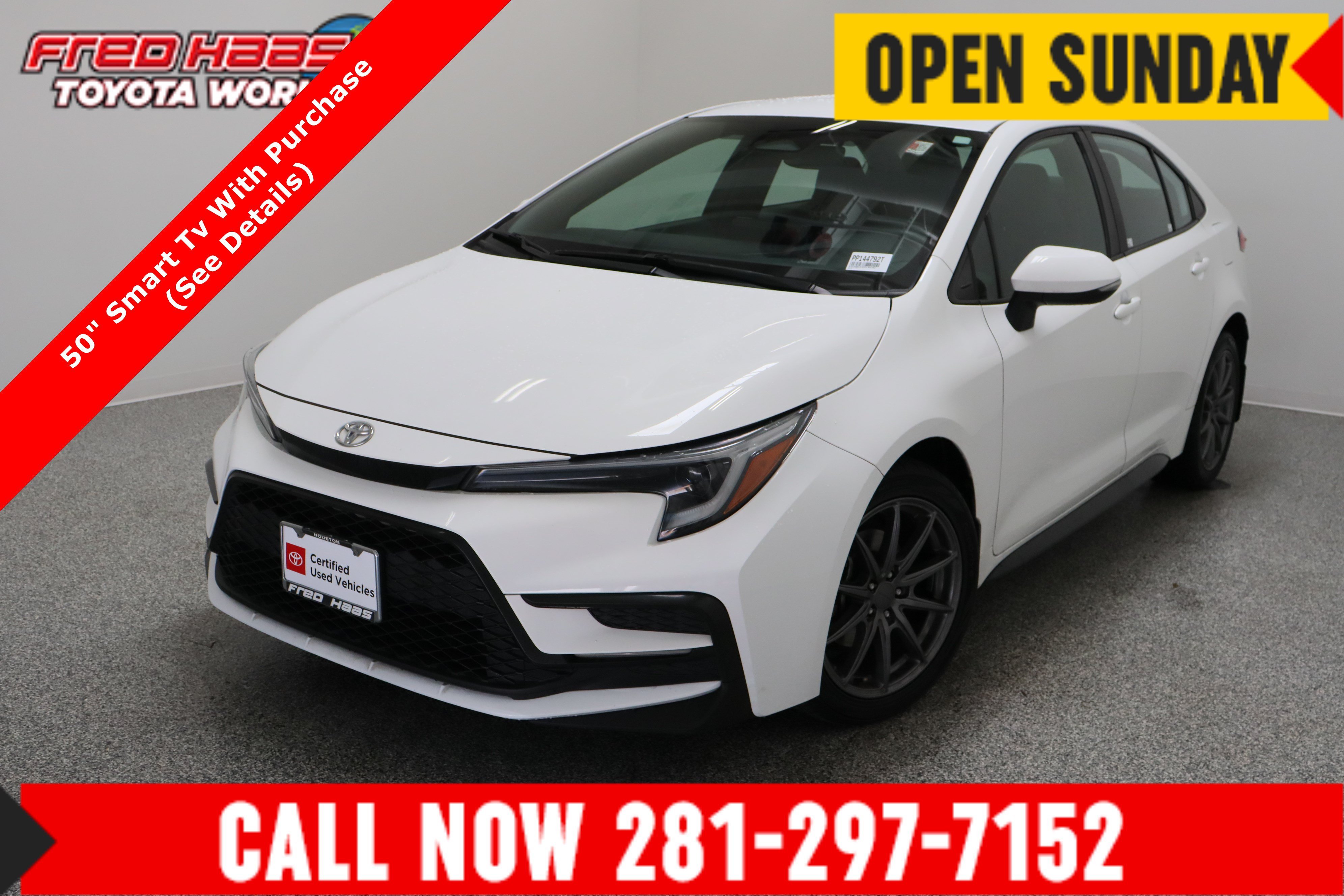 Used 2023 Wind Chill Pearl Toyota SE 2.0L image 1
