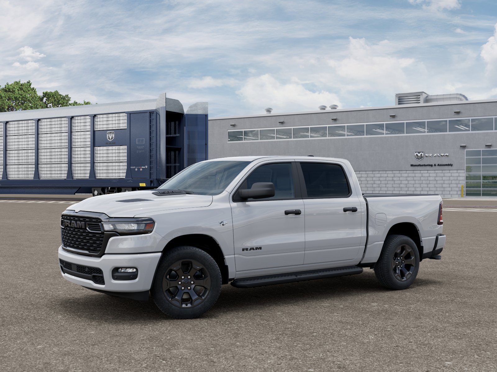 New 2026 Bright White Clear-Coat Exterior Paint RAM  image 1