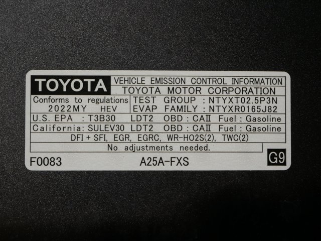 Used 2022 Magnetic Gray Metallic Toyota Hybrid LE image 31