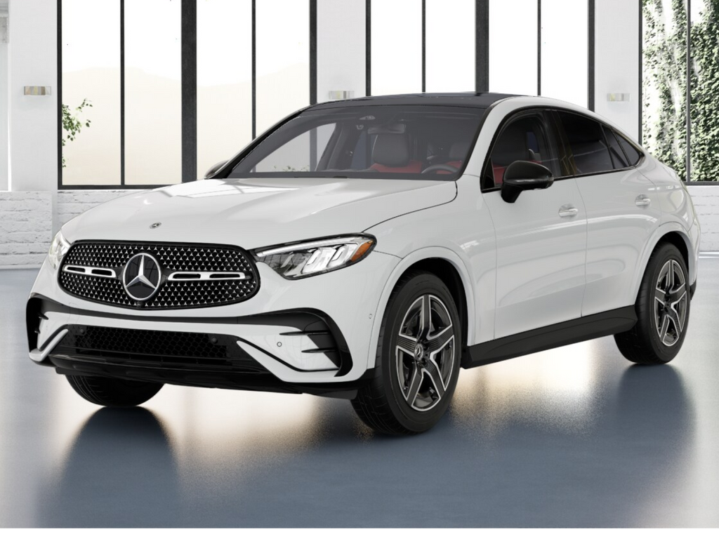 New 2026 Polar White Mercedes-Benz GLC 300 Coupe image 1