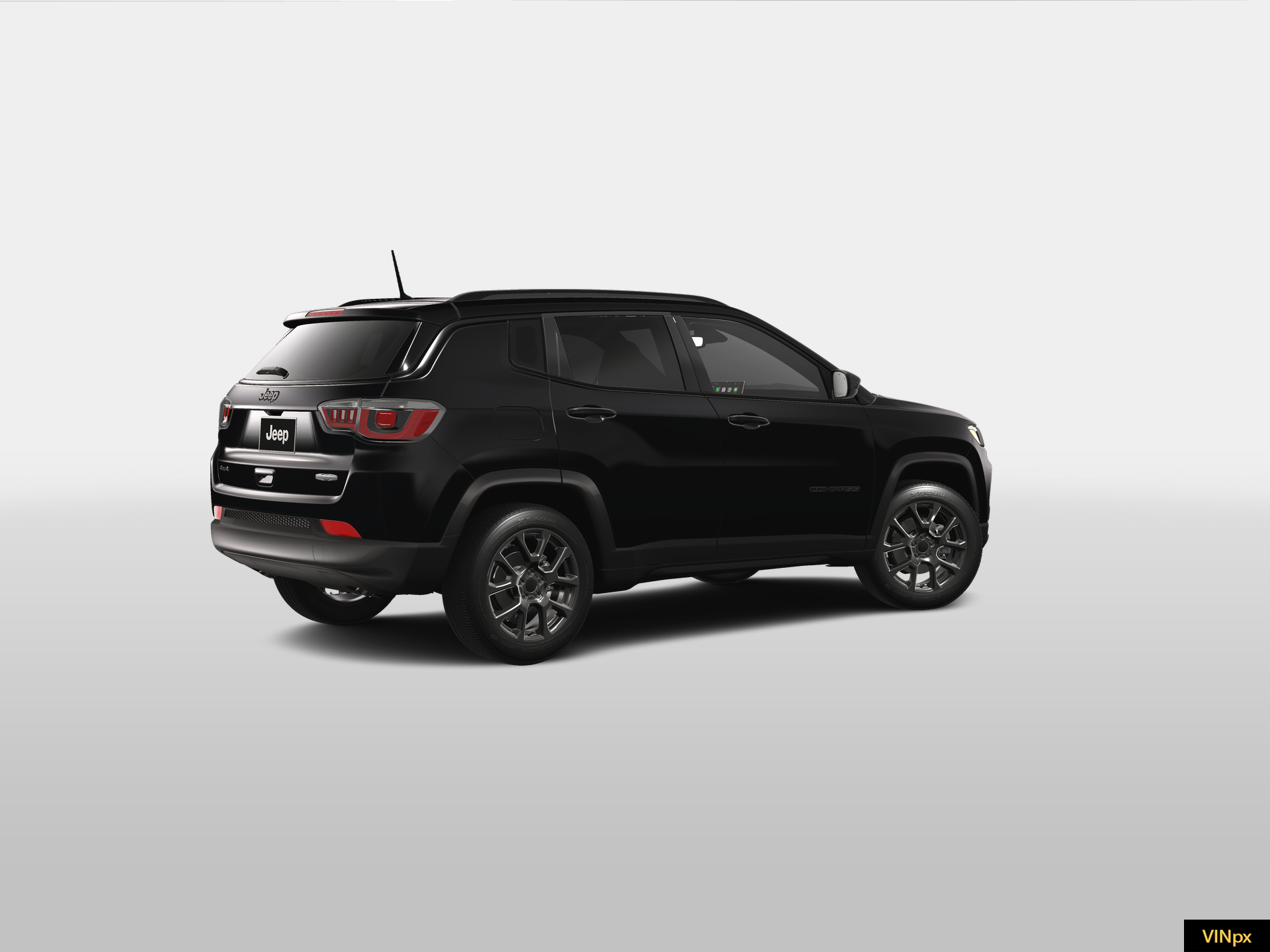 New 2026 Diamond Black Crystal Pearl-Coat Exterior Paint Jeep Latitude image 8