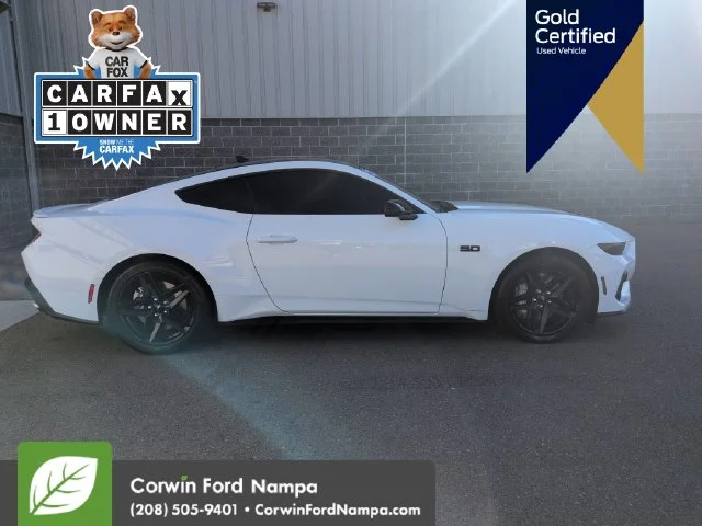 Certified Used 2025 White Ford GT Premium image 2