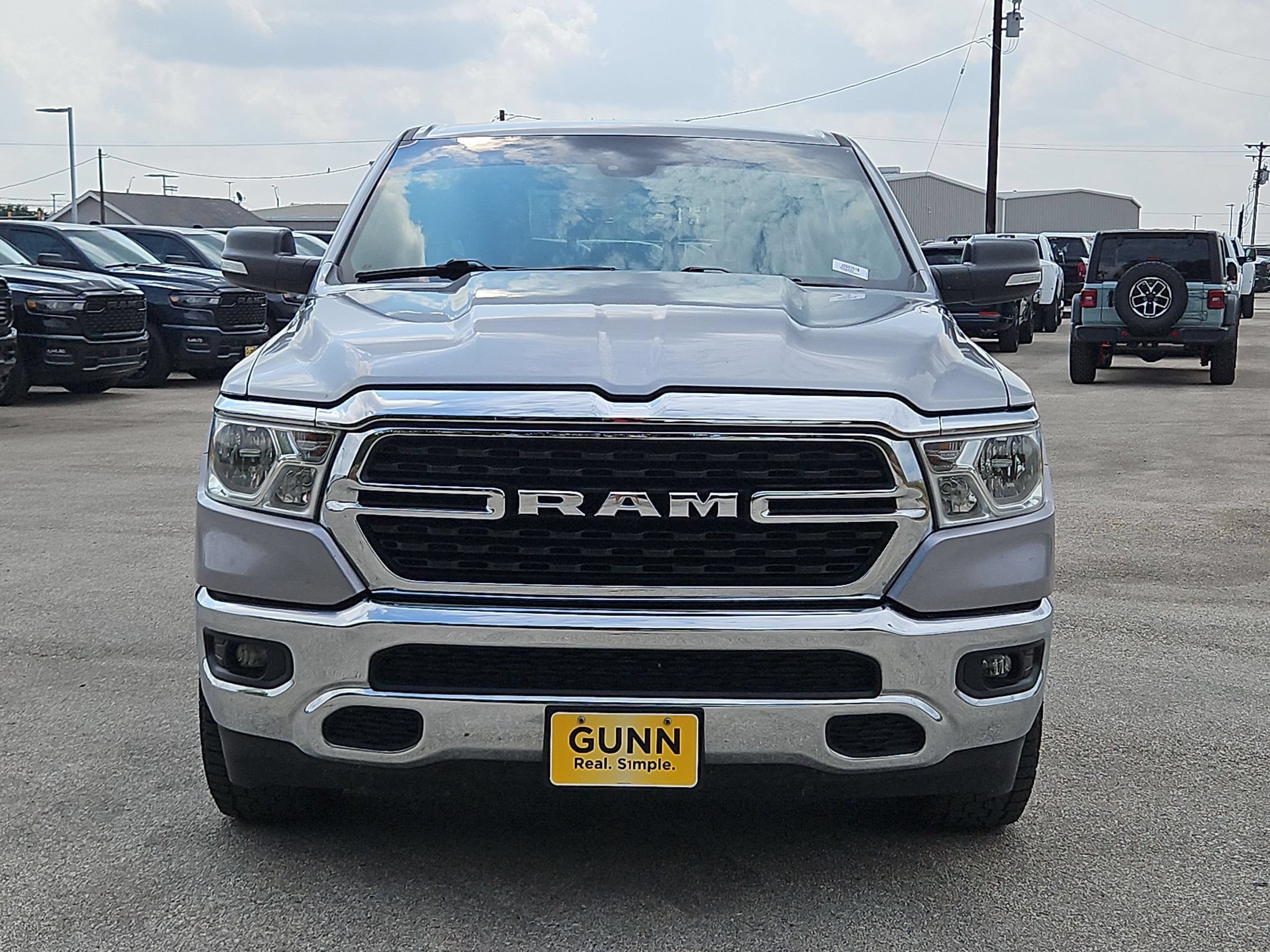 Used 2022 Billet Silver Metallic Clearcoat Ram Lone Star image 8