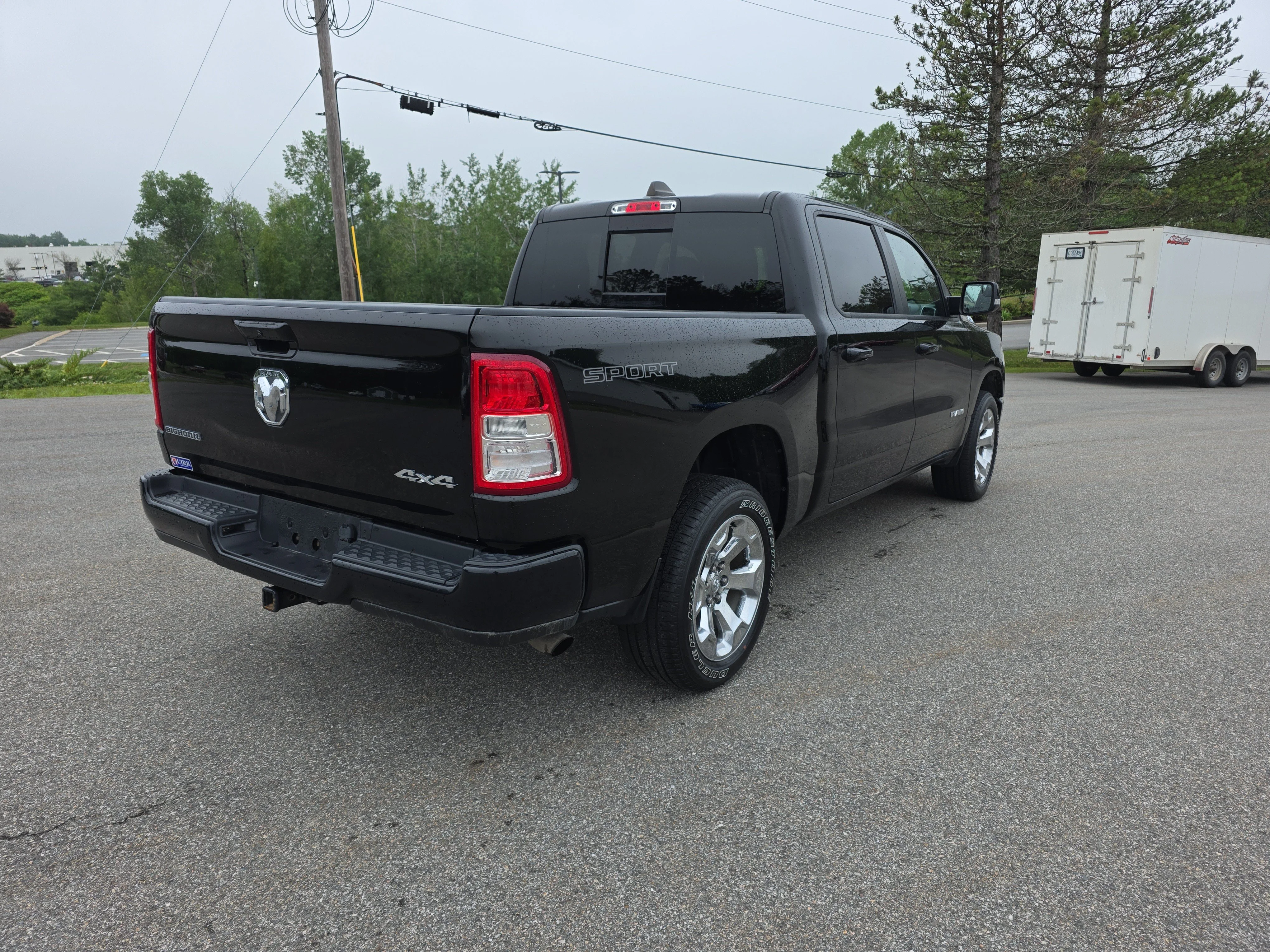 Used 2022 Diamond Black Crystal Pearlcoat Ram Big Horn image 5