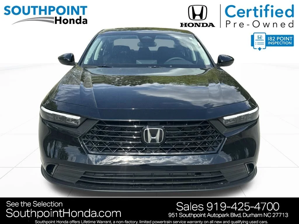 Certified Used 2026 Crystal Black Pearl Honda SE image 2