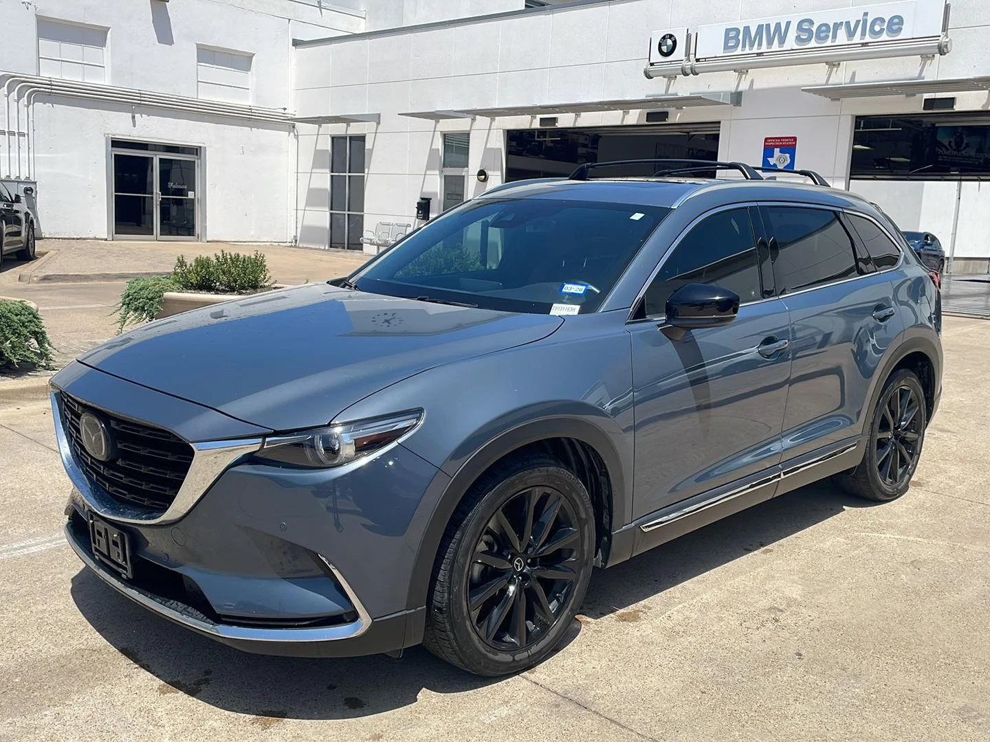 Used 2022 Polymetal Gray Metallic Mazda Carbon Edition image 1