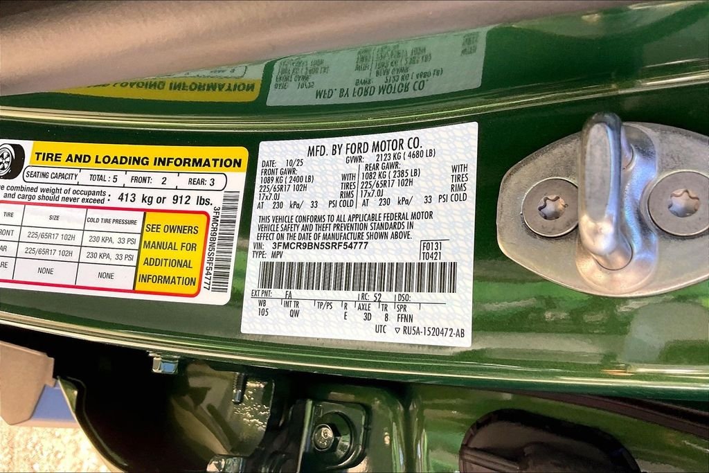 New 2025 Ford Bronco Sport Big Bend 4D Sport Utility