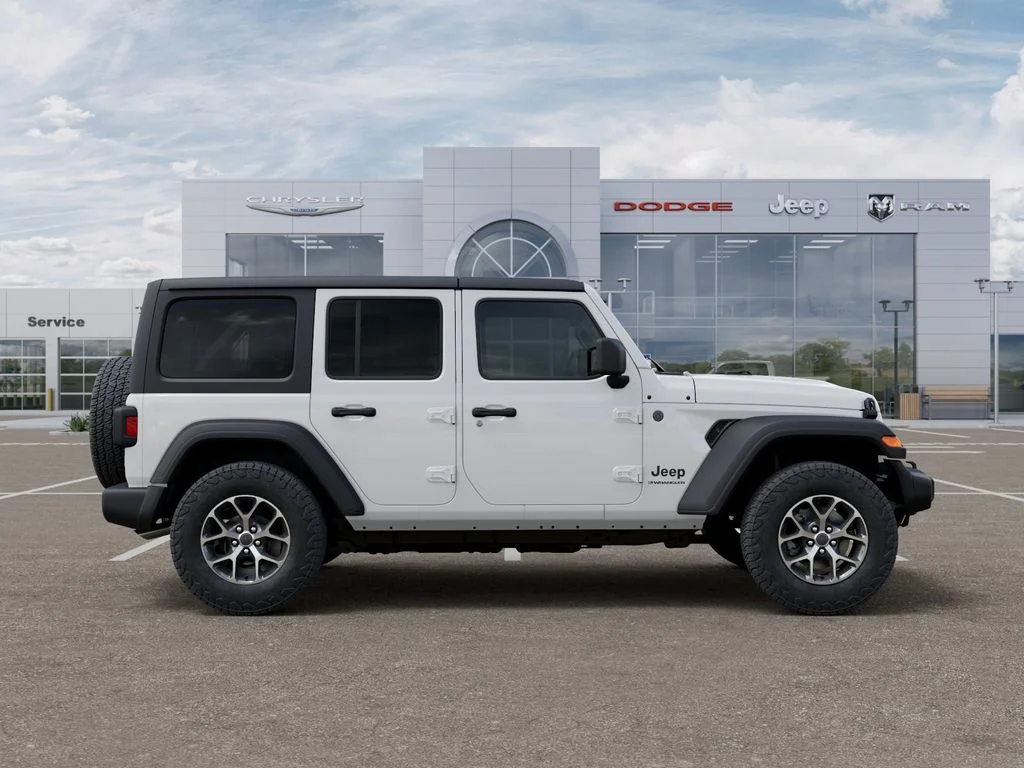 New 2026 Bright White Clear-Coat Exterior Paint Jeep Sport S image 21