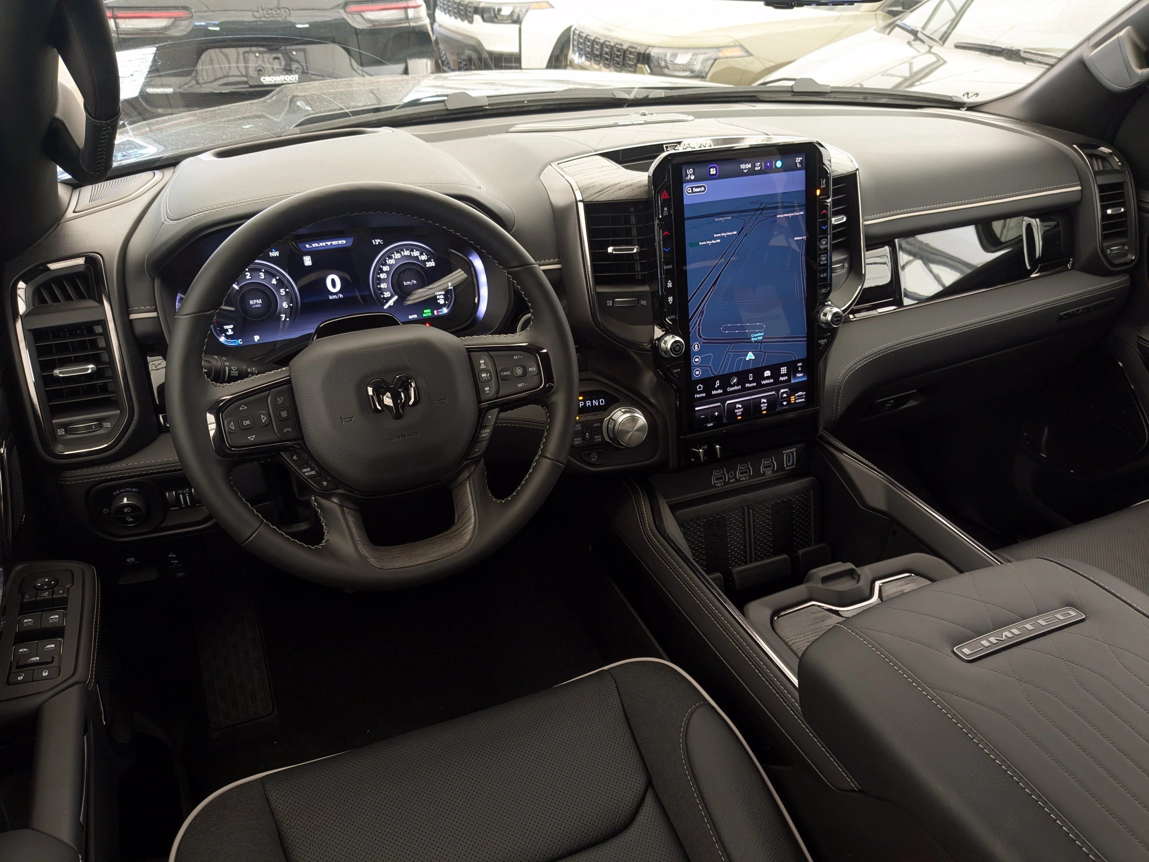 New 2026 Black RAM Limited - - 5.7L HEMI V8 - Pano Sunroof - Limited Lvl A Grp - Trailer Brake Ctrl & More! image 25