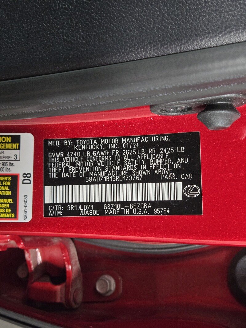 Certified Used 2024 Matador Red Mica Lexus 350 image 31
