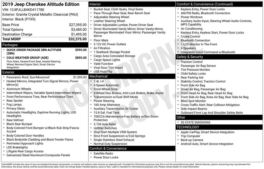 Used 2019 Gray Jeep Latitude Plus image 12