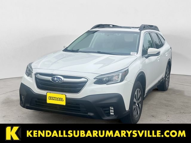Used 2021 Crystal White Pearl Subaru Premium image 1
