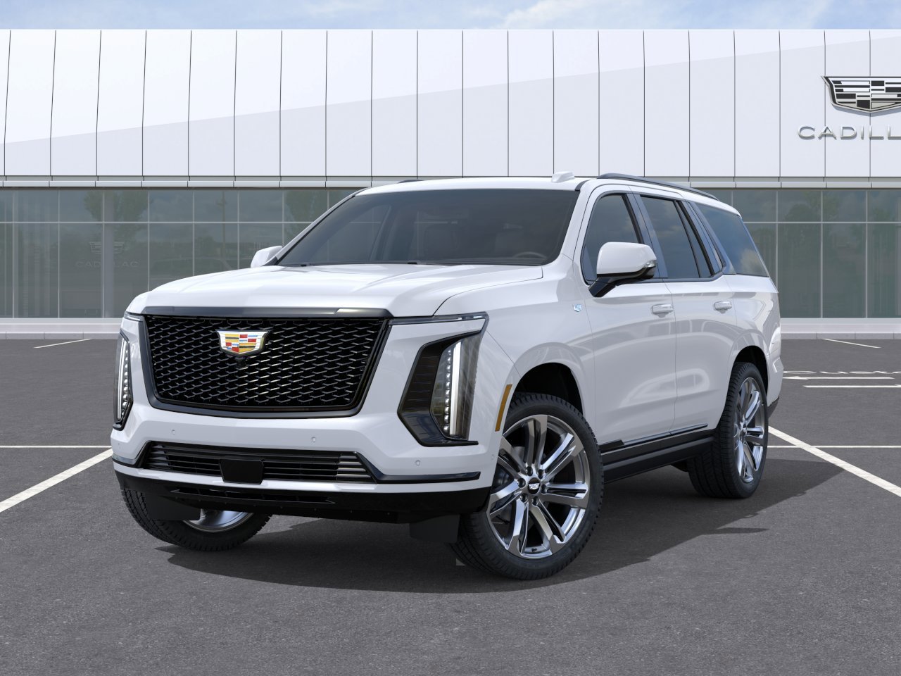 New 2026 Vibrant White Tricoat Cadillac Sport image 6