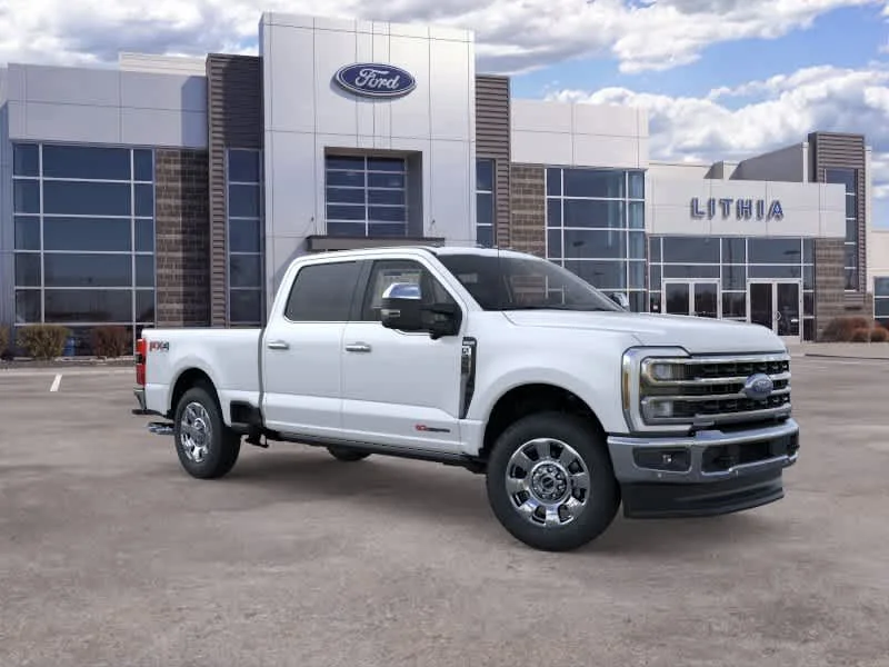 New 2026 Star White Metallic Tri-Coat Ford F-350® King Ranch® image 7
