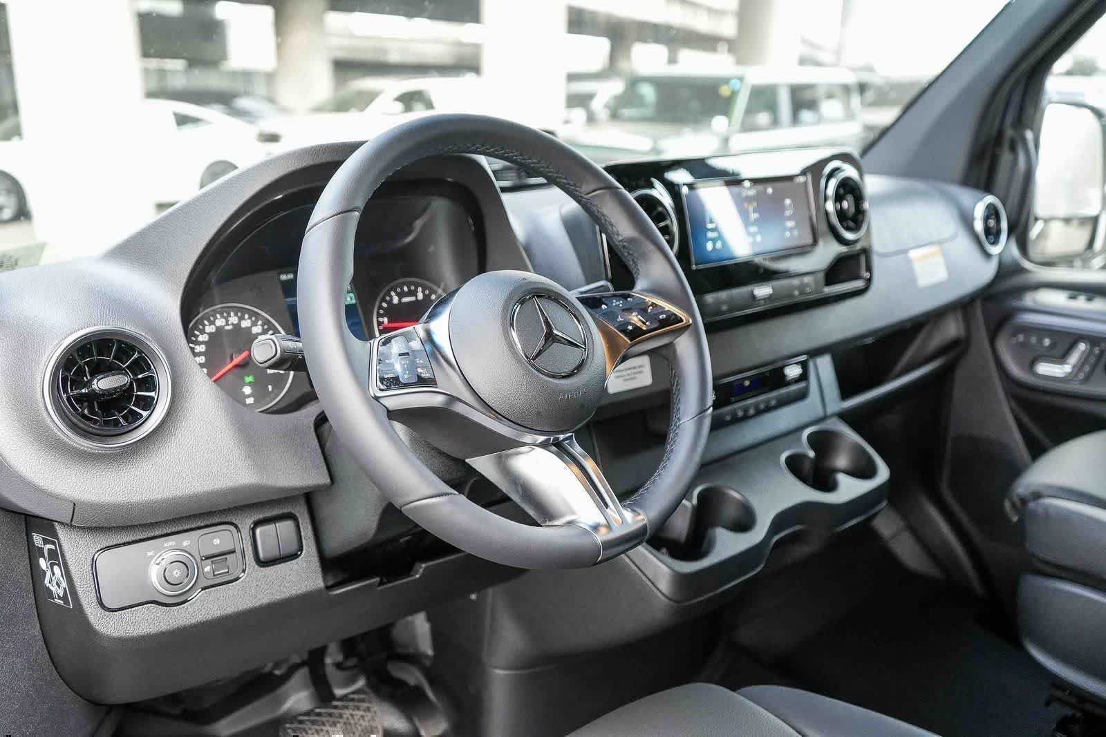 New 2026 Tenorite Gray Metallic Mercedes-Benz Cargo 144WB High Roof AWD 2.0L I4 Diesel Turbo HO image 12