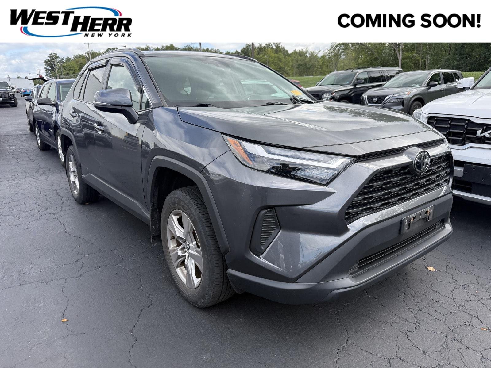 Used 2022 Magnetic Gray Metallic Toyota XLE image 1