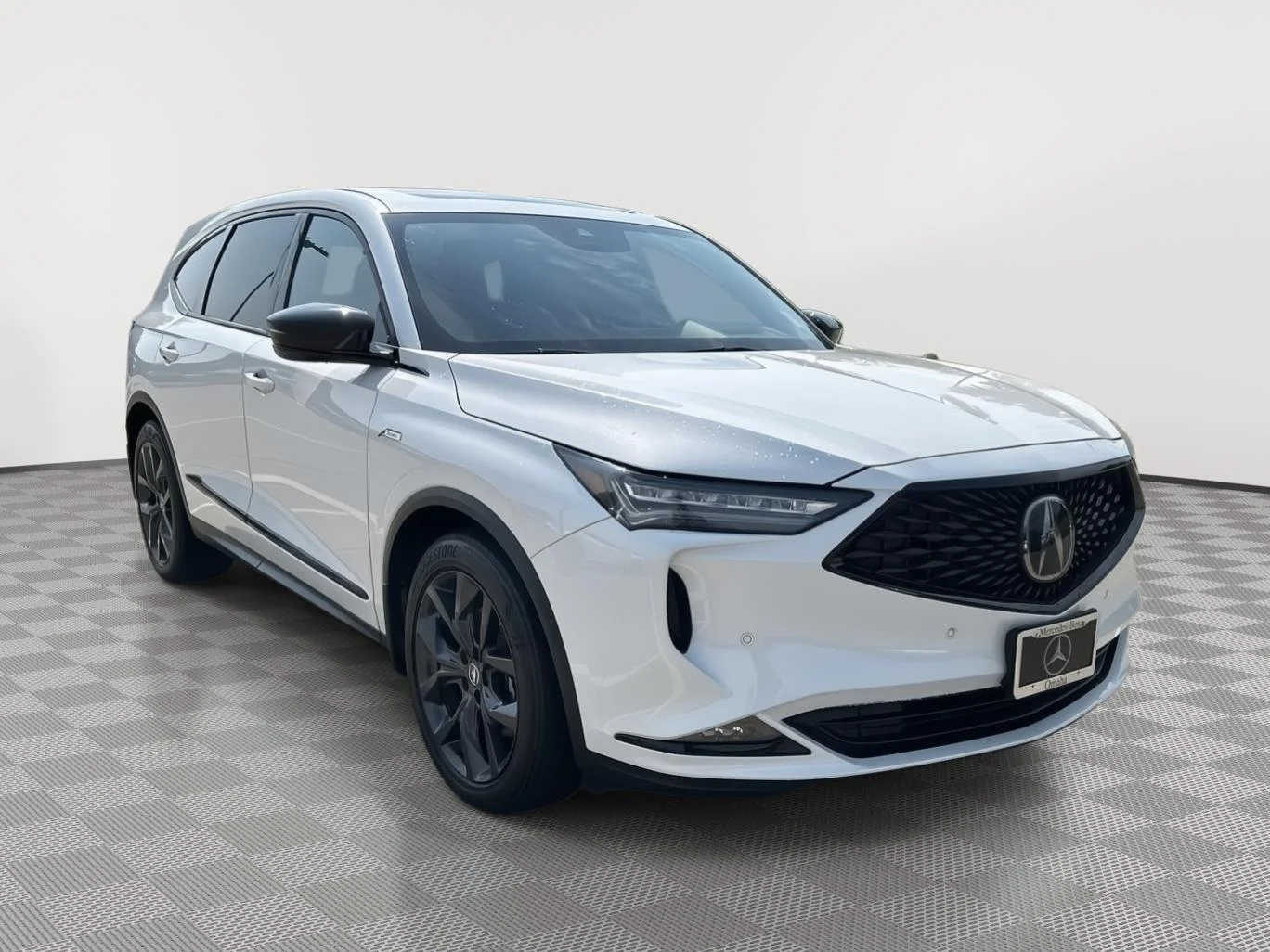 Used 2024 Platinum White Pearl Acura SH-AWD w/A-SPEC image 1