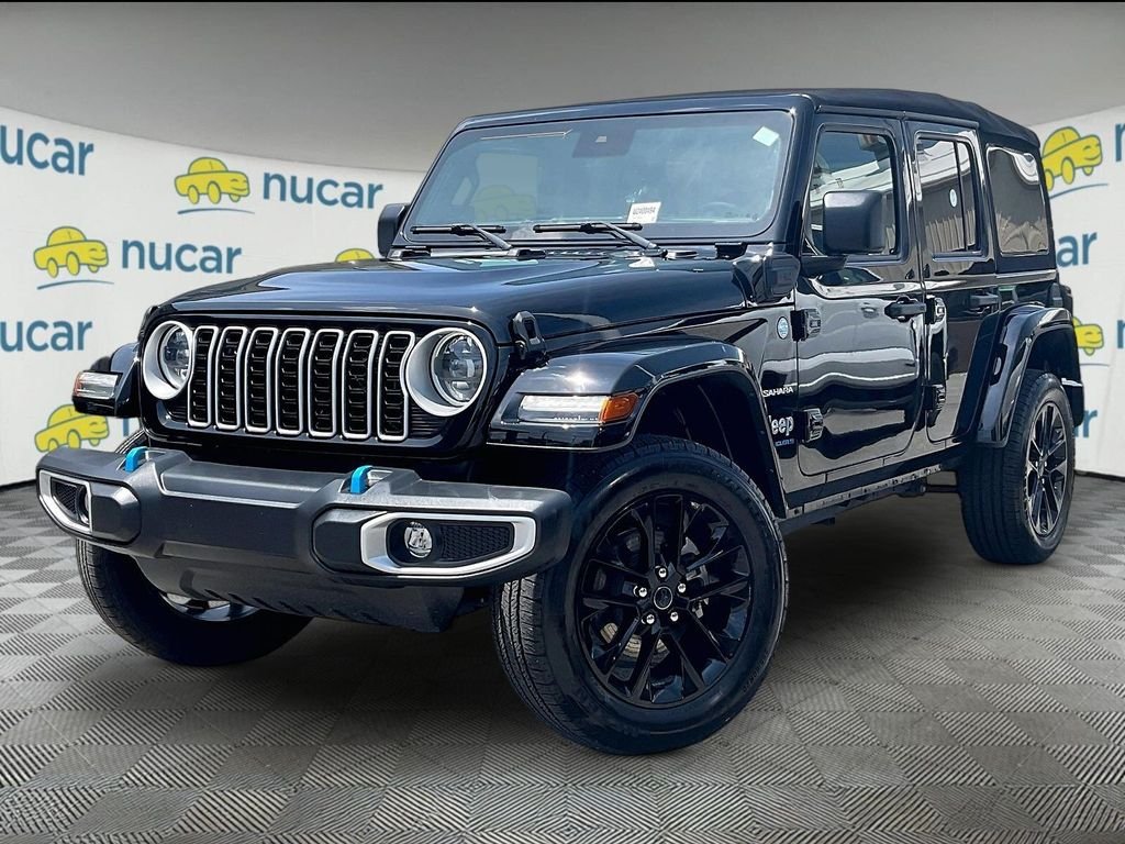 Used 2024 Black Jeep Sahara 4xe image 3