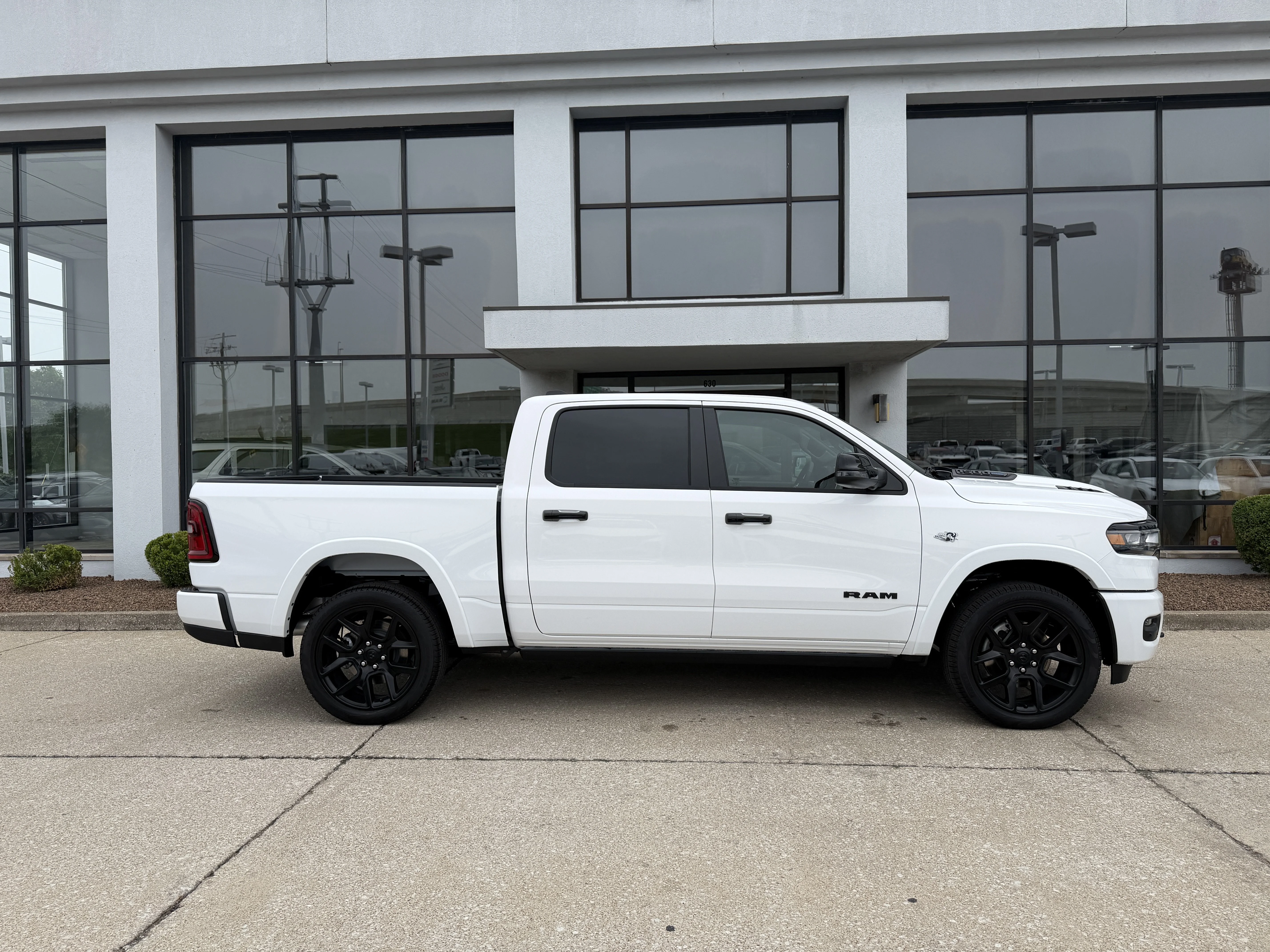 New 2026 Bright White Clear-Coat Exterior Paint RAM Laramie image 3