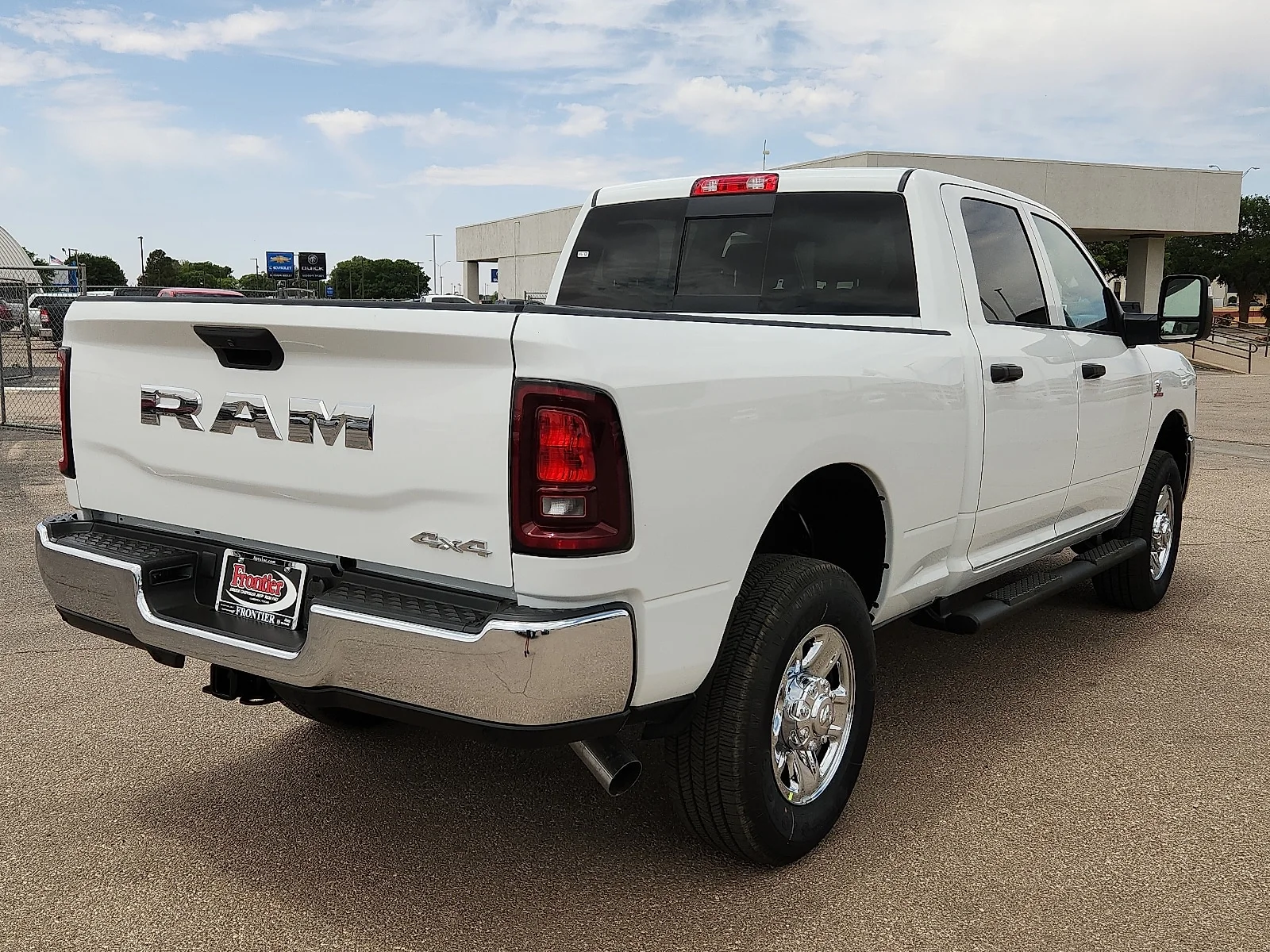 New 2026 Bright White Clear-Coat  Paint Ram TRADESMAN CREW CAB 4X4 6