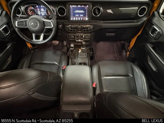 Used 2021 Yellow Jeep Unlimited Sahara Altitude image 25